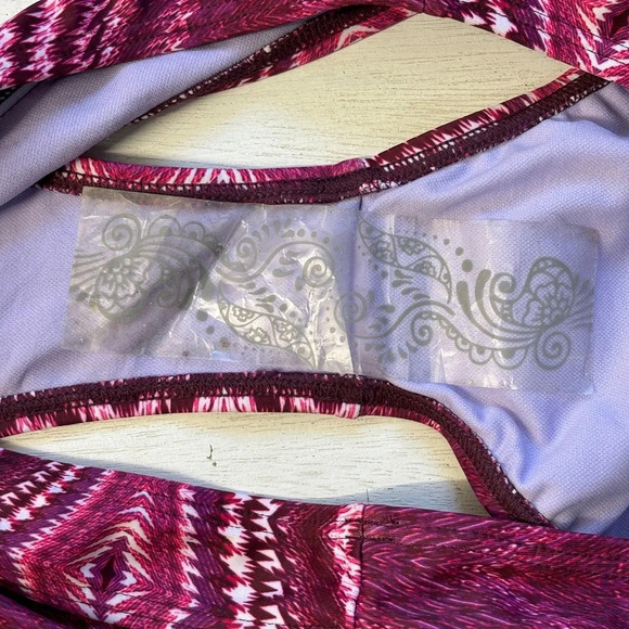 NWT Prana Ramba Swim Bikini Bottom Wine Adrie Red S - Picture 7 of 11
